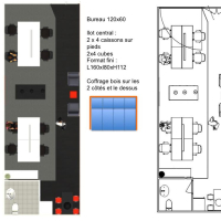 Aménagement d'un espace de co-working à Asnières par Home & Office Design