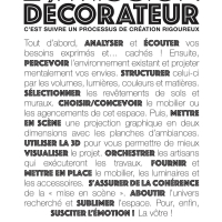 LA MISSION DU DECORATEUR