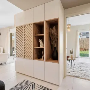 Vignette meuble d'entrée sur mesure projet Aix en Provence