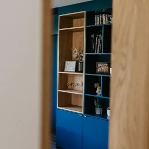 Vignette Vue de la bibliothèque à travers la niche