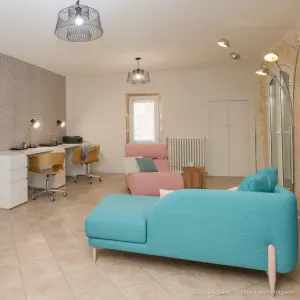 Vignette Le bureau et le coin détente