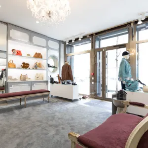 Vignette vue de la vitrine