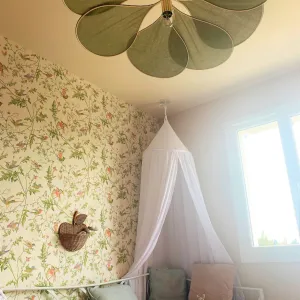 Vignette Décoration et agencement Villa Saint Maximin la Sainte Baume-Le bureau avec papier peint panoramique