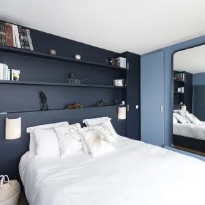 Vignette Chambre parentale douillette tout de  bleu vétue