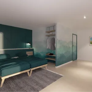 Vignette Gîte à Gordes - Chambre Verte