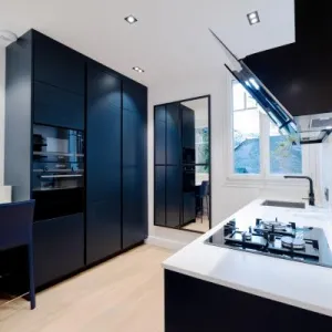 Vignette Cuisine de couleur bleue