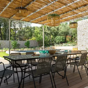 Vignette salle à manger d'extérieur esprit nature