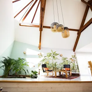 Vignette 7- Vue sur le salon jungle