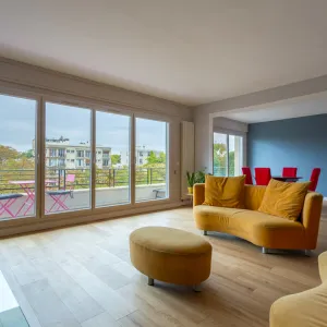 Vignette une vue sur une beau balcon