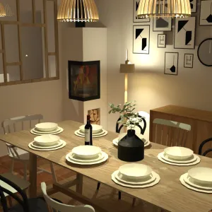 Vignette Agence Pincova décoratrice architecte d'intérieur rénovation salle à manger projet 3D