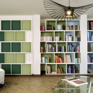 Vignette Vue sur la bibliothèque sur-mesure, par CREA DECO, Décoratrice UFDI à Honfleur