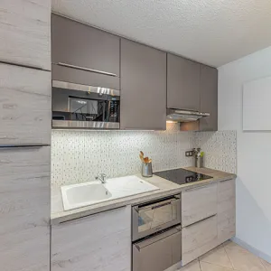 Vignette Vue sur la partie cuisson et évier