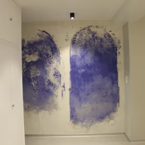 Vignette Couloir avec papier peint