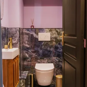 Vignette Conception WC chic et coloré by Lydie Pineau à Saumur (49)