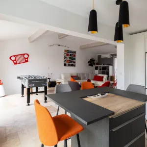 Vignette Cohérence de la cuisine ouverte avec le style du séjour