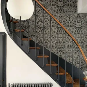 Vignette L 'escalier et son papier peint