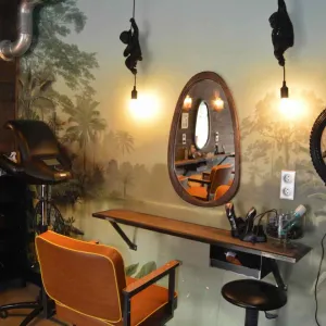 Vignette poste de coiffure jungle au cap ferret